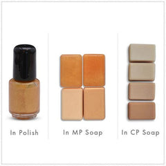 Close-up of shimmering 24K gold mica powder with intense yellow pigment in cosmetic-grade loose form