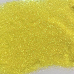 Yellow glitter with sparkling texture and fine granules