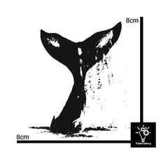 Usage example of Whale Temporary Tattoos for Kids Safe Skin-Friendly Fake Tattoos