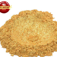 Main product view of 24 Karat Gold Yellow Mica Pigment Powder - 2 oz Cosmetic Grade