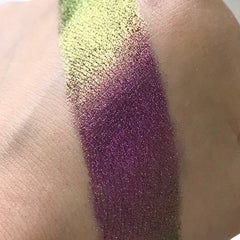 Tala Chromatic Eye Shadow in Pink Rose CH2 swatched on hand showing soft shimmer finish