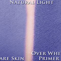 Skin texture comparison with blue and skin-tone colors, showcasing texture differences, and text overlay