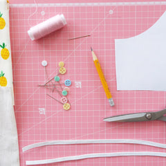 Alternative angle of Comfortable Washable Cotton Face Mask PDF Pattern - 3 Adjustable Sizes for Famil