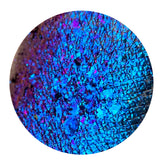 Close-up of Tala Foil Thunderstorm Eye Shadow Pigment in metallic silver-blue shade with reflective foil finish, 2ml size