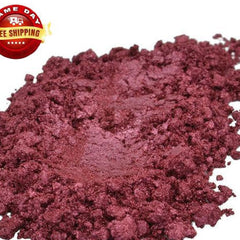 Mica powder Bordeaux brown colorant, textured granules, cosmetic grade pigment