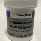 Conductivity gel bottle with white lid, gray label, and Bioimperium branding