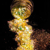 GPF02 Eye Shadow Palette featuring 12 vibrant matte and shimmer shades in a sleek black compact