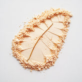 Front view of Pure & Natural Vintage Lace mineral eye shadow in soft neutral beige with satin finish and round compact case