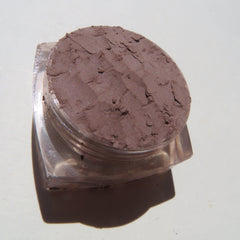 Alternative angle of Matte Taupe Brown Mineral Eye Shadow - Vegan Eco-Friendly Loose Pigment