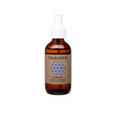 Toner bottle brown glass with white spray top, PAAVANI Ayurveda label