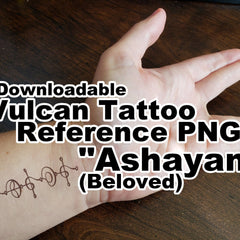 Vibrant orange Vulcan 'Ashayam' tattoo skincare serum in sleek glass dropper bottle with gold accents