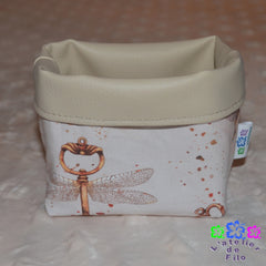 Side view of handmade XL bamboo makeup wipes in a matching woven basket with cotton sponge, showcasing natural texture