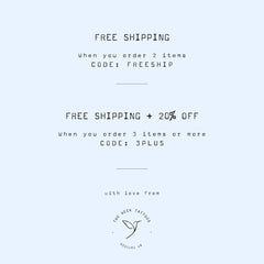 Usage example of 2-Week Semi-Permanent Anatomical Heart Tattoo Set 2 Pack