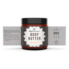 Detailed close-up of Organic Whipped Shea Butter - Unscented Moisturizer for Face Body Hair - 8