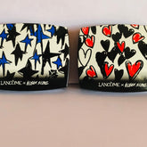 LANCÔME x Alber Elbaz limited edition eye shadow palette featuring rich blue and taupe shades in sleek black packaging