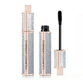 Mascara tube with pink and silver details, STARNIGHT Cosmetics brand name visible