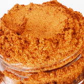 Petite 5g jar of Whiskey Copper Shimmer Eyeshadow with rich metallic finish and warm copper tones