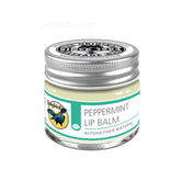 Lip balm jar with silver lid and Songbird label, for lip care