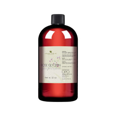 Toner bottle with red liquid, black cap, and white label showing OPO brand name