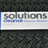 Facial Cleanser product, white box with blue text, "Avon Solutions" printed on it.