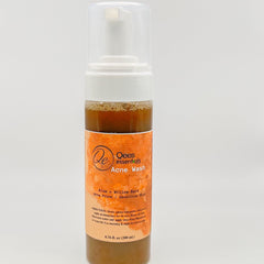 Usage example of African Black Soap Acne Face Wash for Sensitive Oily Skin - Natural Cleanser