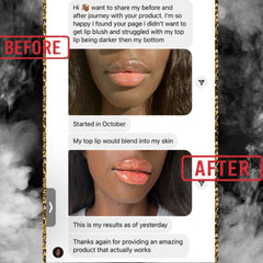 Detailed close-up of Lavish Lip Magic Original Luxe Treatment by The Lavish Company