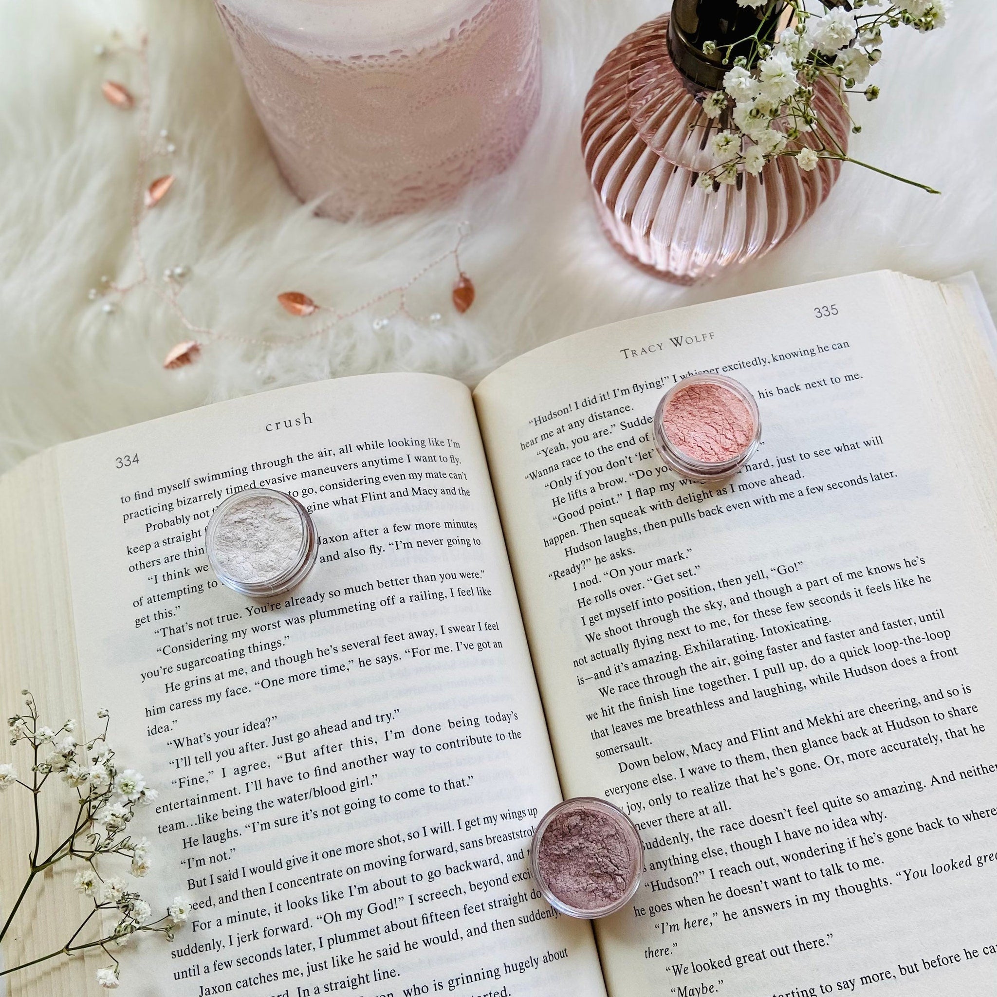 Pixie Bookish Beauty Eye Shadow palette featuring six matte and shimmer shades in neutral browns and soft pinks.