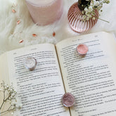 Pixie Bookish Beauty Eye Shadow palette featuring six matte and shimmer shades in neutral browns and soft pinks.