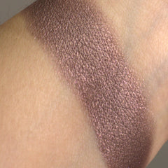 Side view of Maiden Eyeshadow palette showing six matte and shimmer shades in warm neutral tones