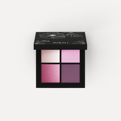 Side view of Promising Eye Shadow palette showcasing matte and shimmer shades in warm bronze tones