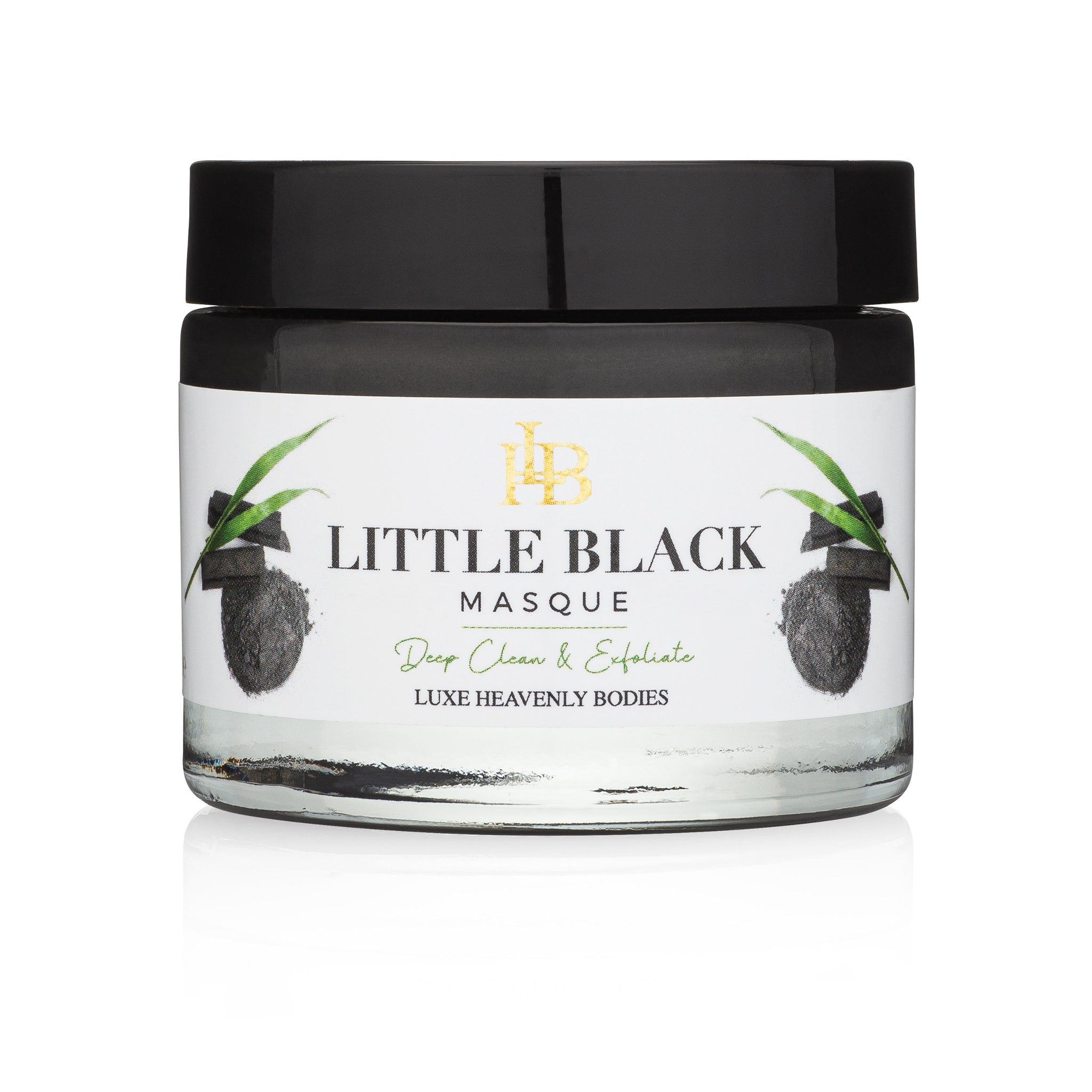 Black charcoal mask in a sleek tube with matte finish for deep pore cleansing