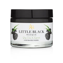 Black charcoal mask in a sleek tube with matte finish for deep pore cleansing