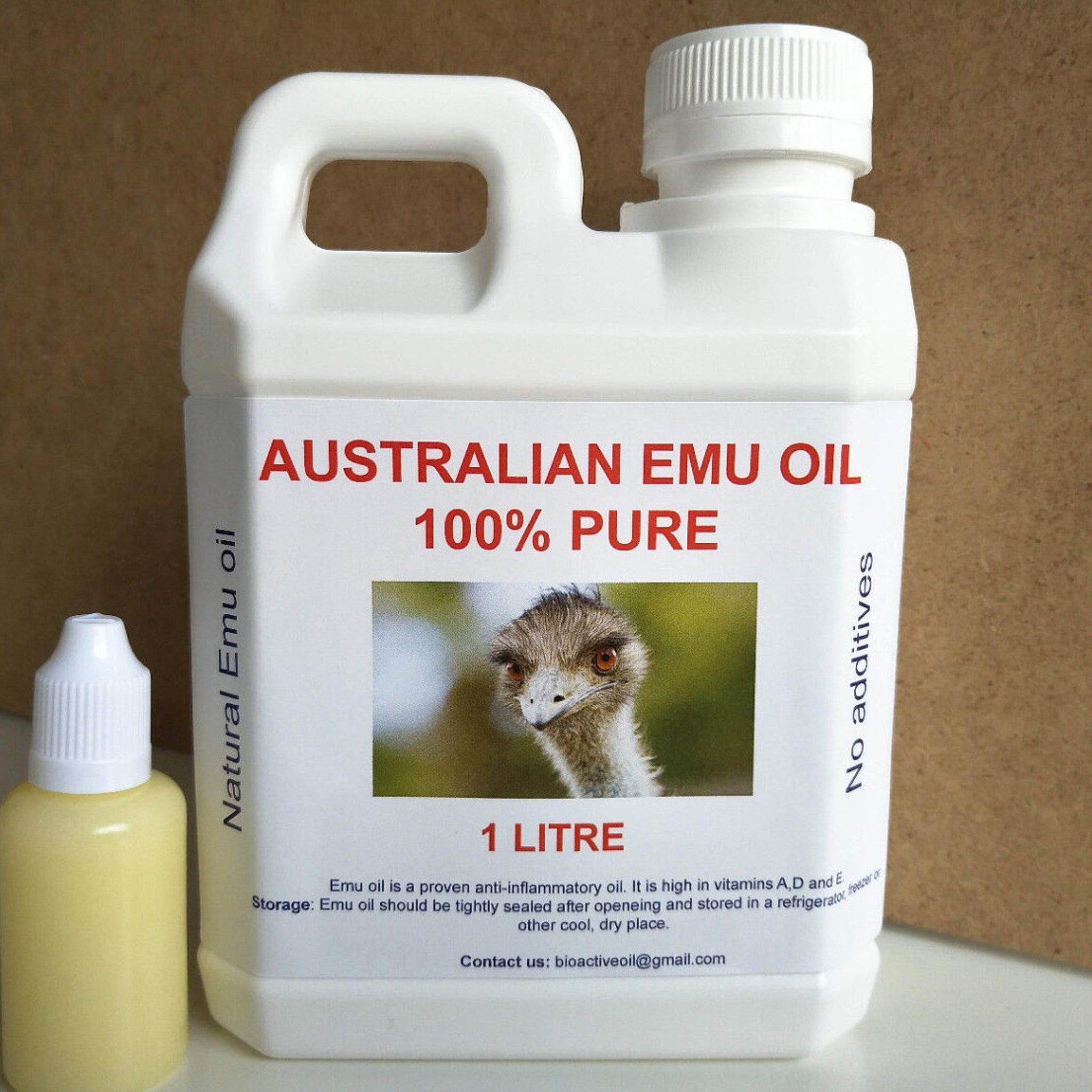 Main product view of 100 Pure Australian Emu Oil for Skin Wellness