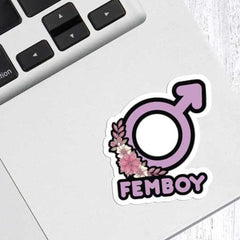 Five pastel-colored skincare stickers in round packaging with minimalist gender-neutral design