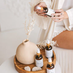 Detailed close-up of 100 Natural Rose Lavender Hydrosol Toner - Botanical Floral Water for Skin Well