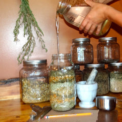Side view of minimalist white jar with gold lid containing rich night cream, showcasing sustainable packaging details