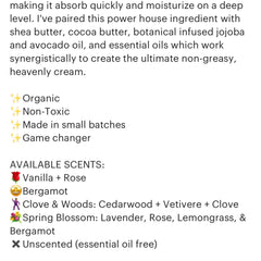 Alternative angle of Organic Whipped Tallow Body Cream with Botanicals - Natural Skin Care Gift