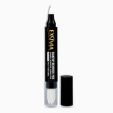 Makeup remover pen black and white pen with Exsivia branding, cap off, for makeup correction