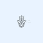 Main product view of 2-Week Semi-Permanent Hamsa Tattoo Set 2 Pack - Skin-Safe