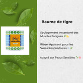 White Tiger Balm Skin Relief in a sleek 30g jar with gold accents and matte finish, showcasing its rich texture