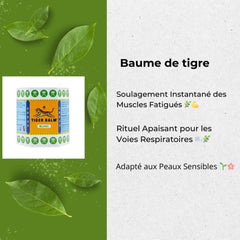 White Tiger Balm Skin Relief in a sleek 30g jar with gold accents and matte finish, showcasing its rich texture