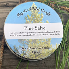 Detailed close-up of Canadian Pine Salve Wildcrafted in British Columbias Pristine Mountains