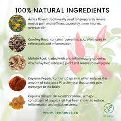 Close-up of golden salve with creamy texture in sleek black jar, showcasing natural ingredients like arnica and mullein