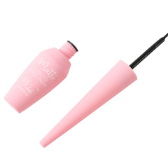 Liquid eyeliner in pink bottle with black applicator, PxLook brand visible