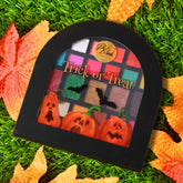 Eyeshadow palette with colorful shades, black frame, and Pxlook Cosmetics logo on a green background