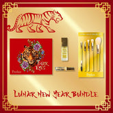 Eye makeup bundle with red, gold, and tiger design, Prolux brand Lunar New Year theme