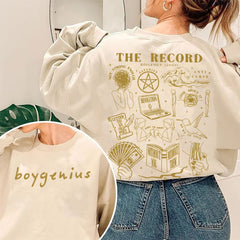 Side view of frosted glass serum bottle with gold dropper, showcasing minimalist typography on label