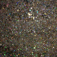 Glitter texture with iridescent sparkles and brown base, close-up view