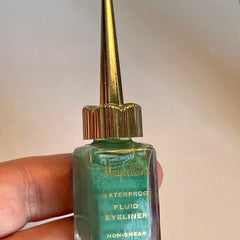 Main product view of Vintage 1960 Maybelline Green Fluid Eyeliner - Unused Collectors Item in Glass B