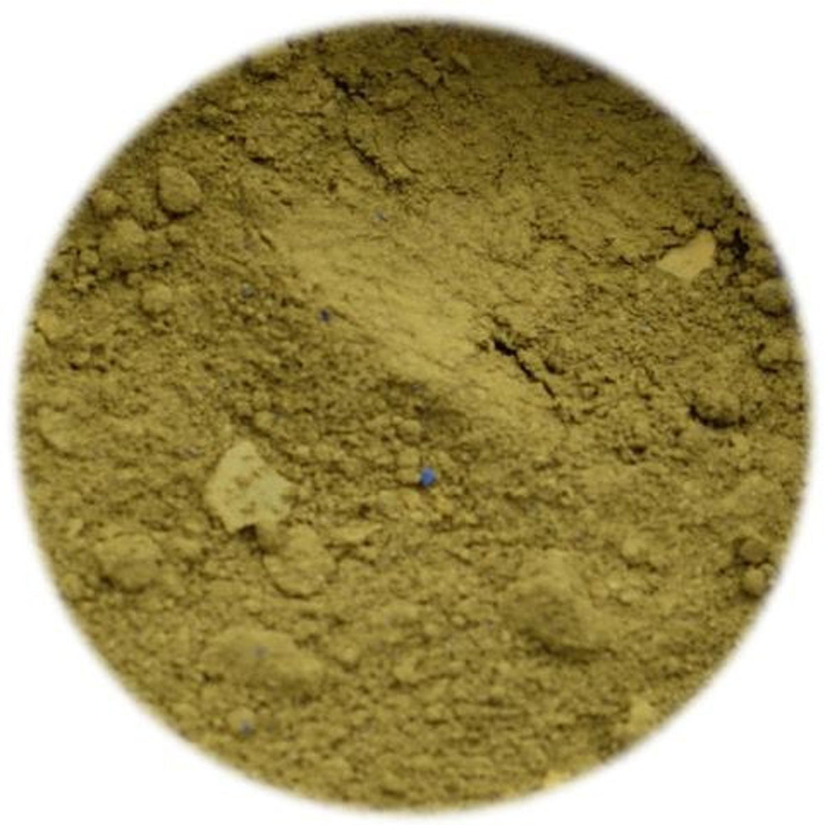 Single matte pistachio green eyeshadow pan with smooth powder finish in compact packaging